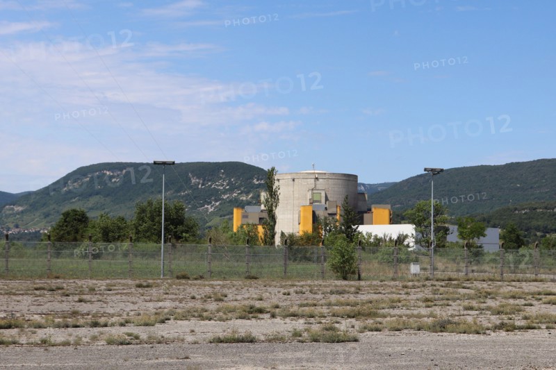 Superphénix, Creys-Malville fast-neutron breeder reactor, experimental nuclear power plant, town of Creys-Mépieu, Isère department, France.