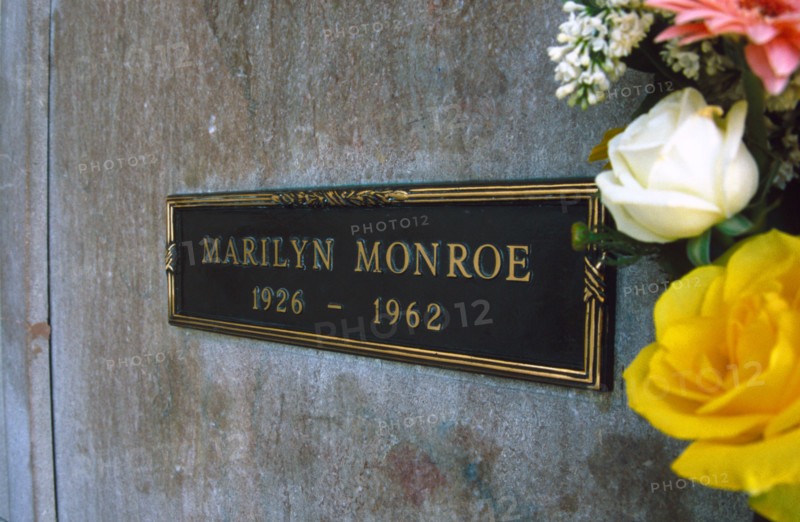 Actress Marilyn Monroes Grave Westwood Memorial Cemetery Los Angeles California USA