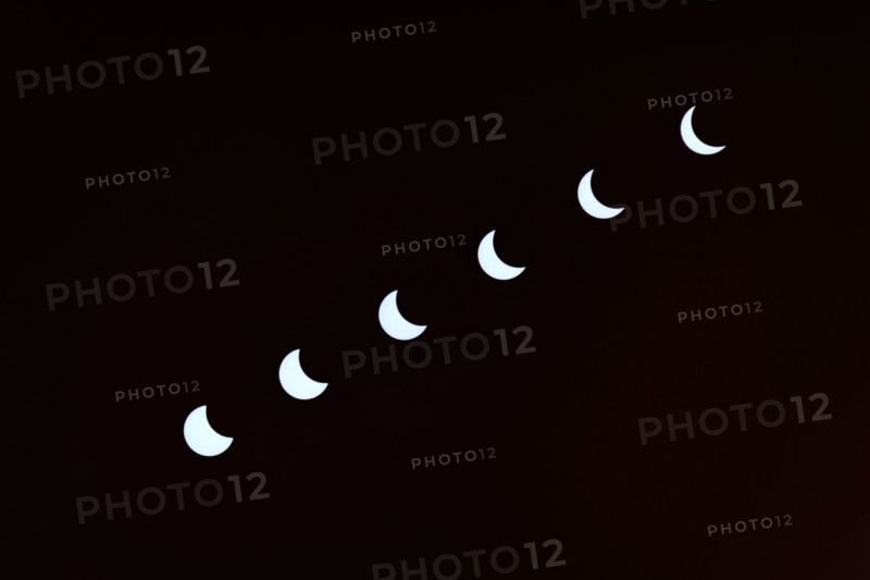 Solar eclipse sequence. 11th August 1999.