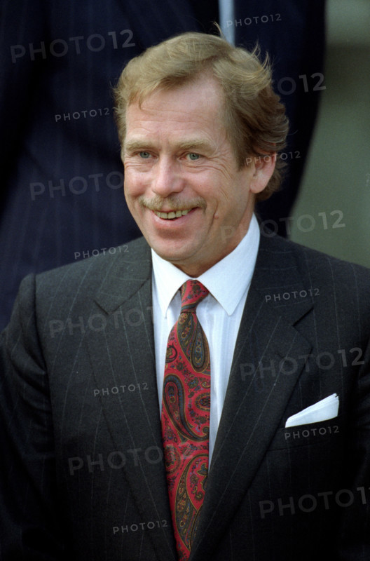 VACLAV HAVEL PRESIDENT OF CZECHOSLAVAKIA 22 April 1991