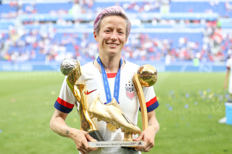 Lyon, France. 07th July, 2019. Rapinoe the United States during match against the Netherlands game valid for the Final of the Women 's Soccer World Cup in Lyon in France this Sunday, 07. Credit: Brazil Photo Press/Alamy Live News