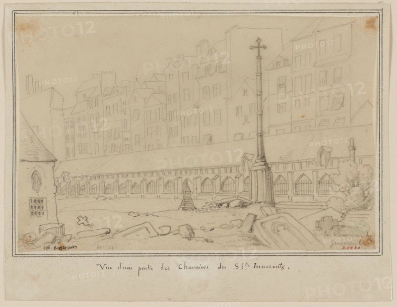 View of part of the mass graves of the Holy Innocents.