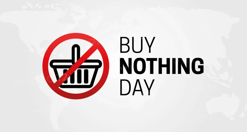 Buy Nothing Background Illustration