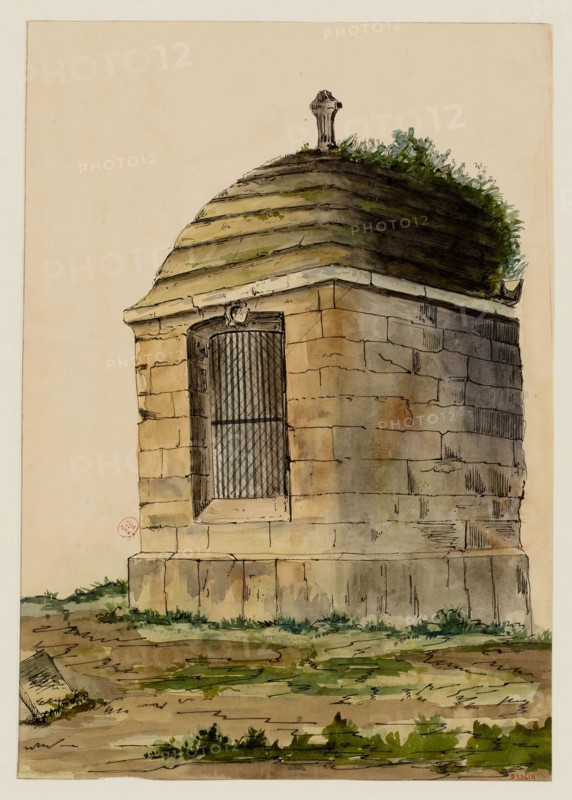 Lavalley, the cemetery of the Saints-Innocents, copy according to the statements of Bernier. Back Morin. (Dummy title). Carnavalet museum, history of Paris.
