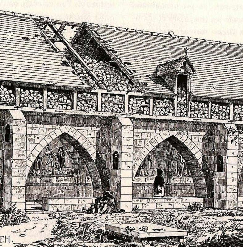 Charnier at Saints Innocents Cemetery.