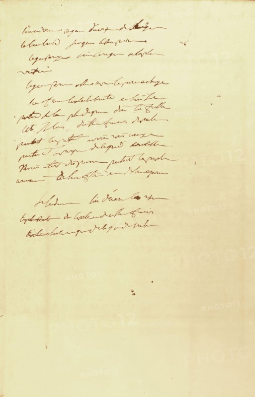 Facsimile of the account of the battle of 13 Vendémiaire