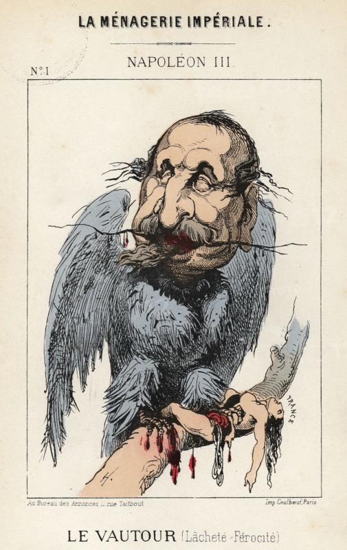 Caricature of Napoleon III