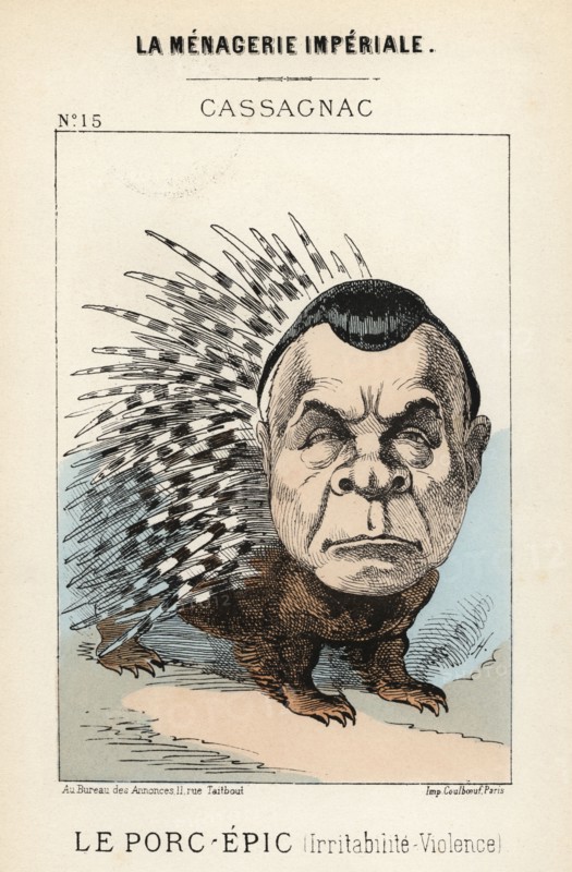 Bernard Granier de Cassagnac. Caricature