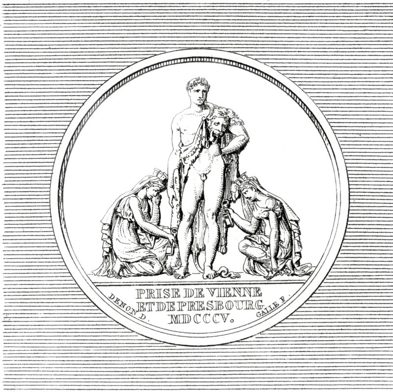 Médaille de la campagne de 1805 : Prise de Vienne et de Presbourg