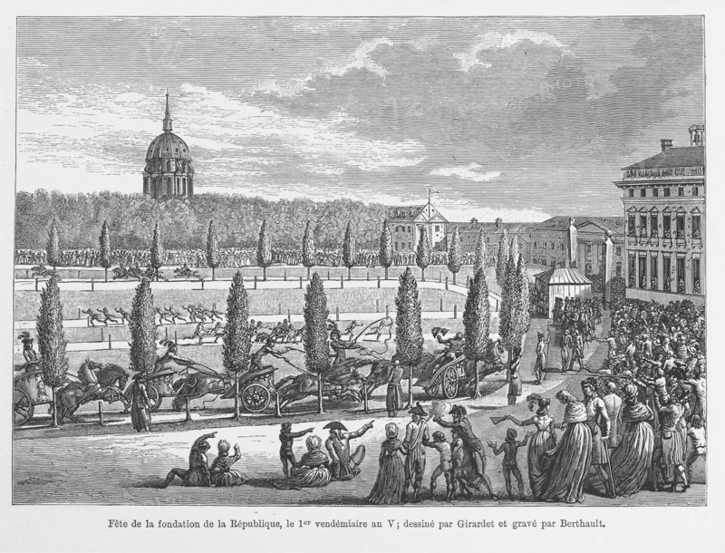 Fête de la fondation de la République, le 1er vendémiaire an V