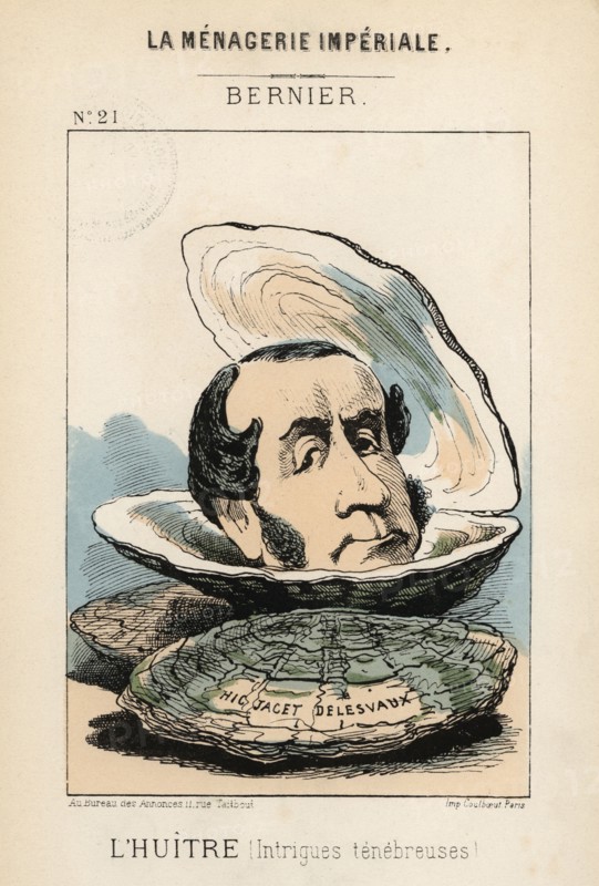 Caricature of Bernier