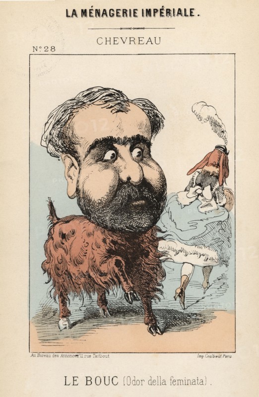 Caricature of Chevreau