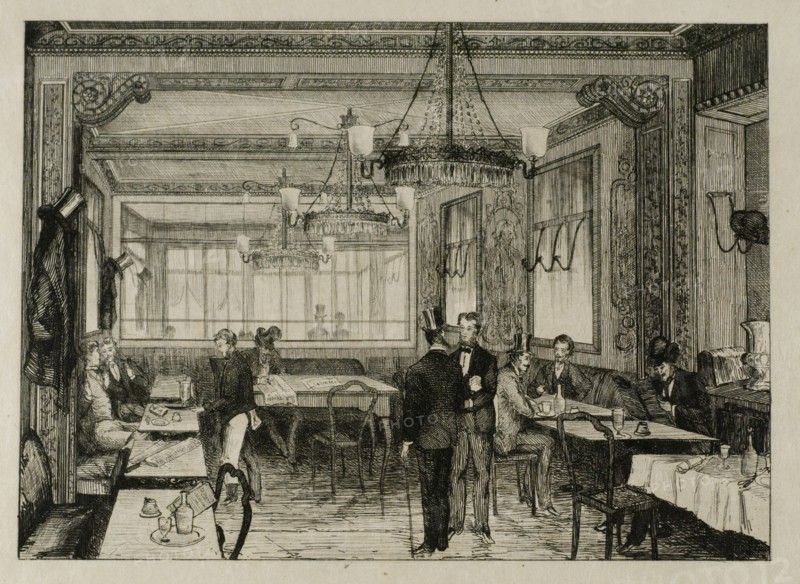Café Procope, intérieur
