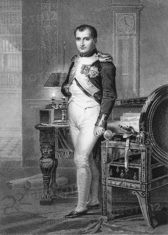 Napoléon Ier dans son cabinet de travail aux Tuileries