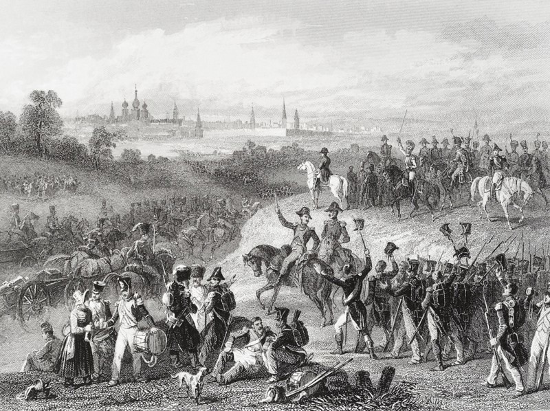 French army outside Moscow