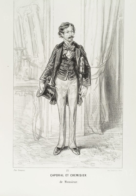 Gavarni, Corporal and haberdasher