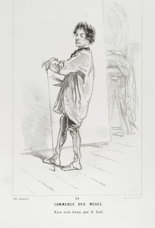 Gavarni, Trading muses