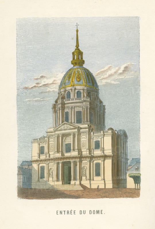Façade de l'église des Invalides