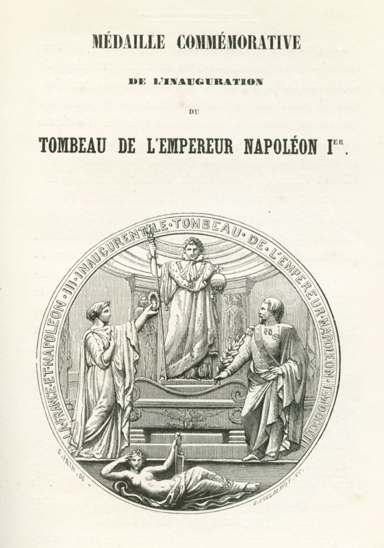 Médaille commémorative de l'inauguration du tombeau de Napoléon 1er aux Invalides