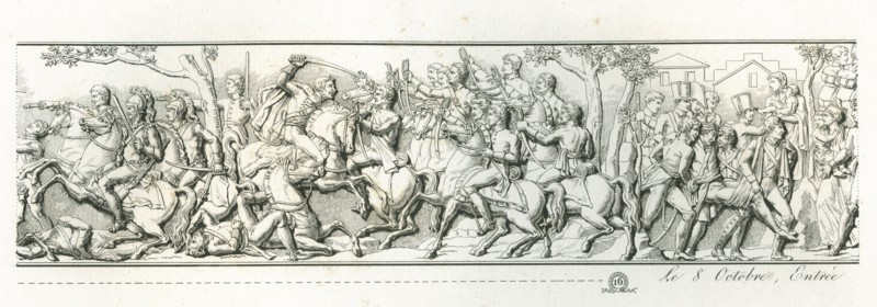 Colonne Vendôme : Le 8 octobre 1805, le maréchal Murat bat l'ennemi à Wertingen