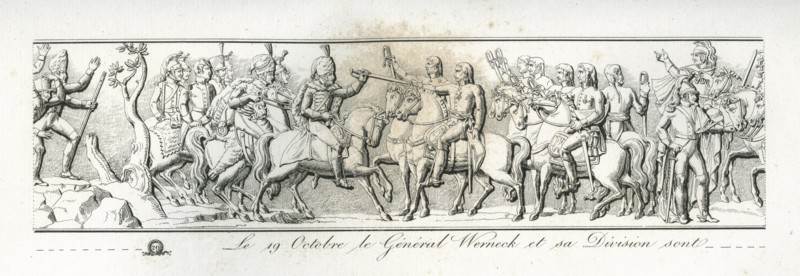 Colonne Vendôme : Le 19 octobre 1805, le général Werneck et sa division sont fait prisonniers.