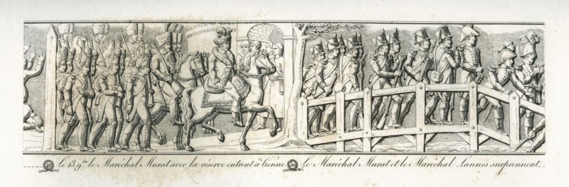 Colonne Vendôme : Le 13 novembre 1805, le maréchal Murat entre à Vienne.