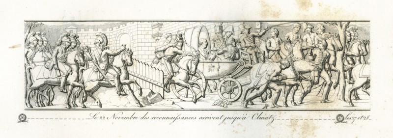 Colonne Vendôme : Le 22 novembre 1805, des éclaireurs arrivent jusqu'à Olmutz.