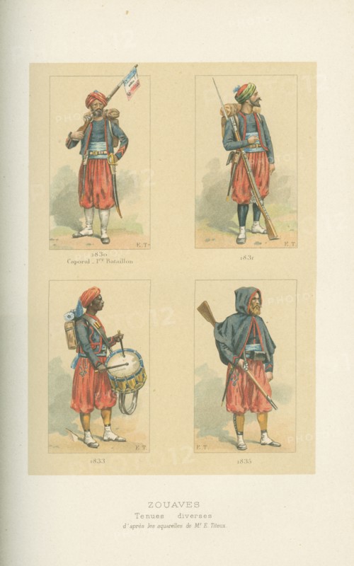 Uniformes de zouaves