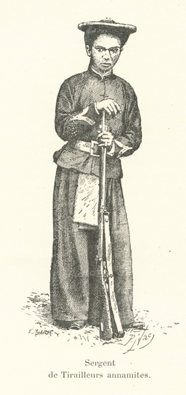 Sergent de Tirailleurs annamites