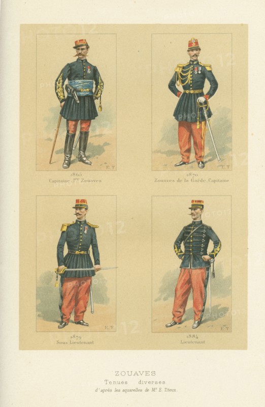 Uniformes de zouaves