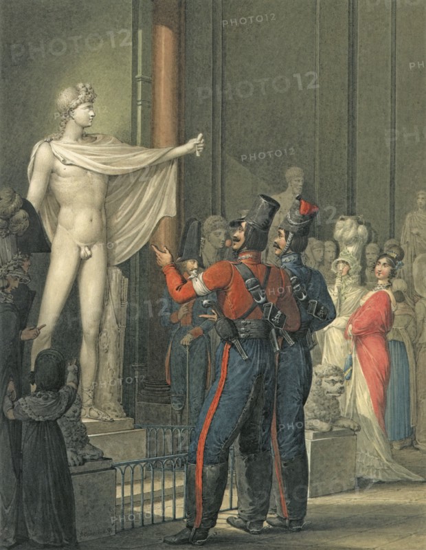Opitz, Les Cosaques à Paris en 1814
