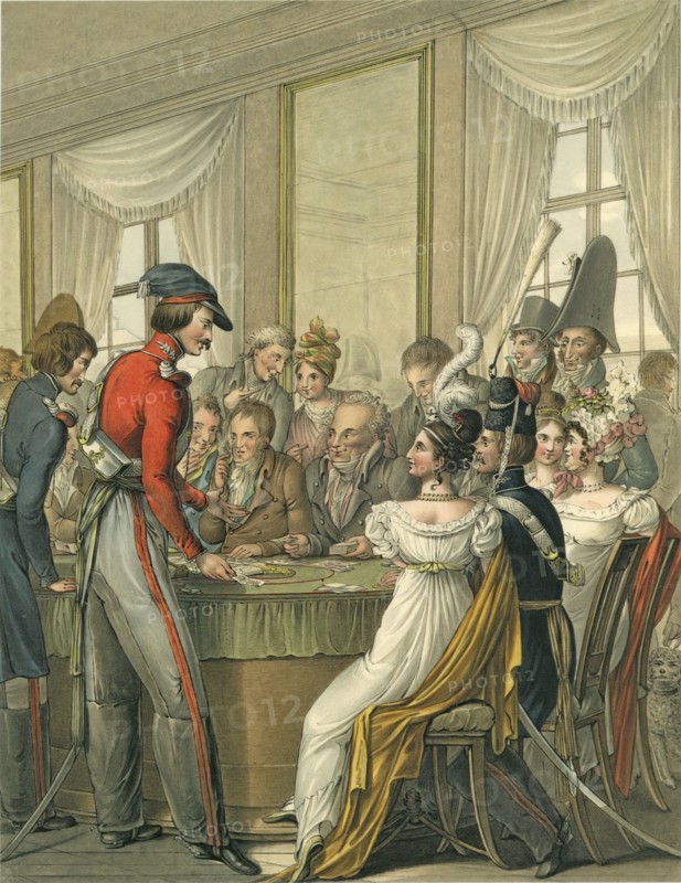 Opitz, Les Cosaques à Paris en 1814
