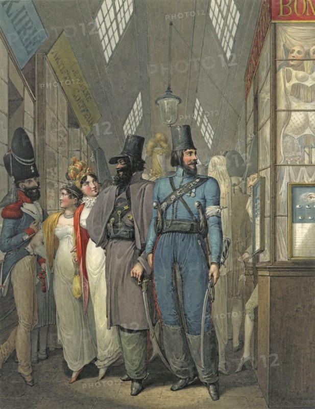 Opitz, Les Cosaques à Paris en 1814