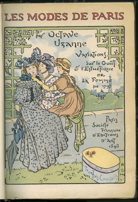 Couverture de l'ouvrage "Les Modes de Paris", 1797-1897