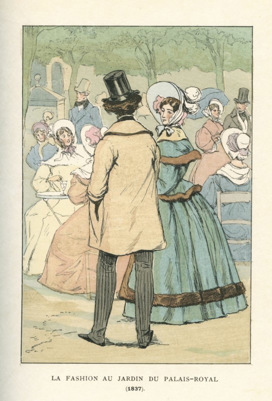La fashion au jardin du Palais-Royal, 1837