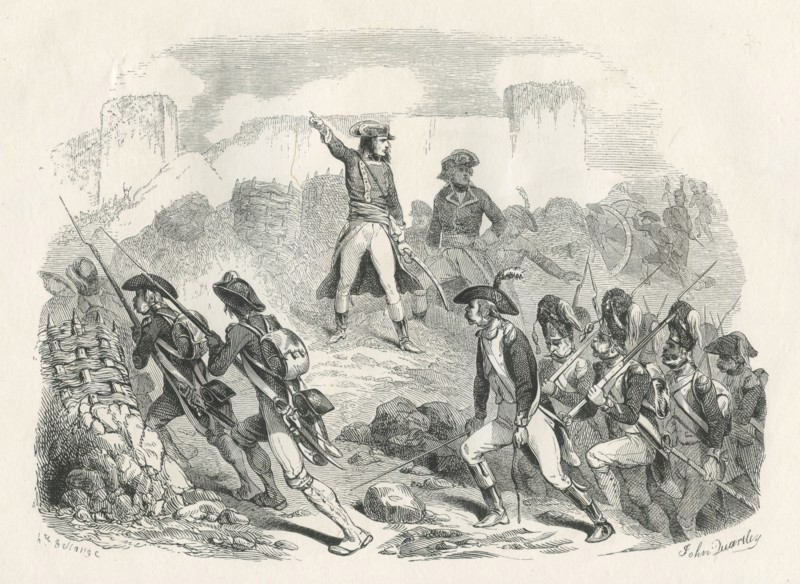 Bonaparte et Kléber assiègent la ville de Ptolémaïs