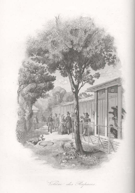 La volière des rapaces du Jardin des Plantes de Paris