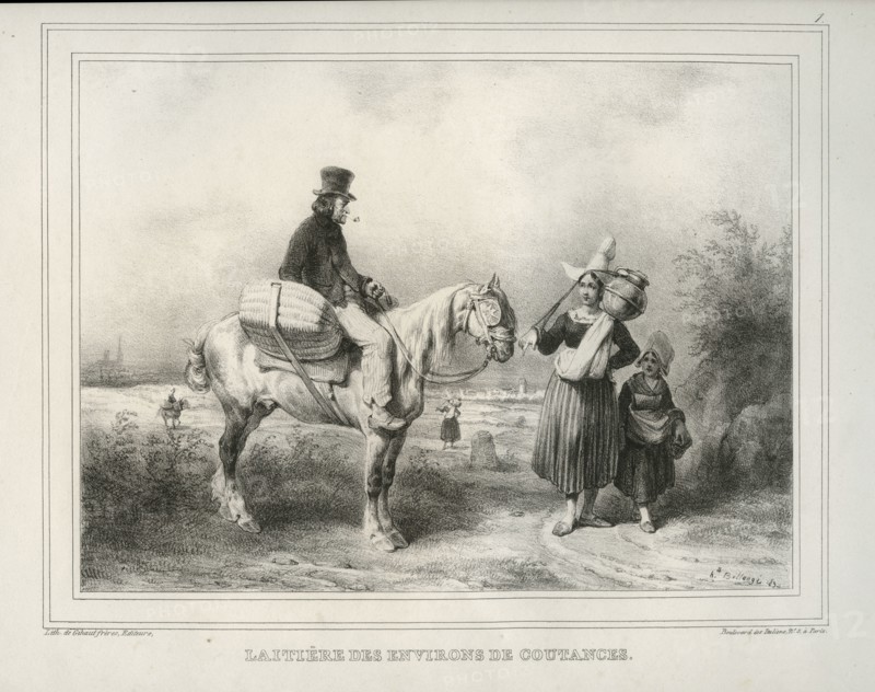 Bellangé, "Laitière des environs de Coutances"