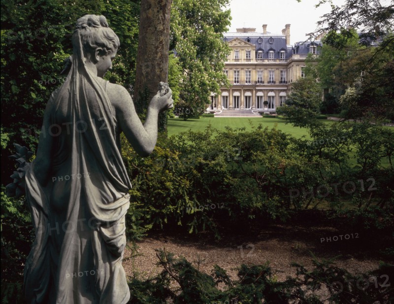 Jardin de l'ambassade des Etats-Unis à Paris