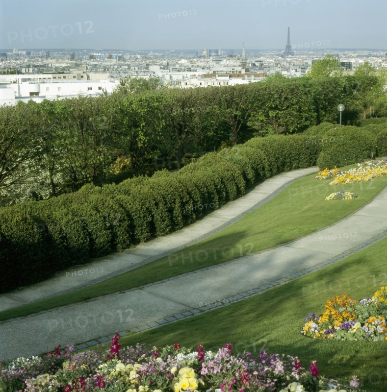 Parc de Belleville à Paris
