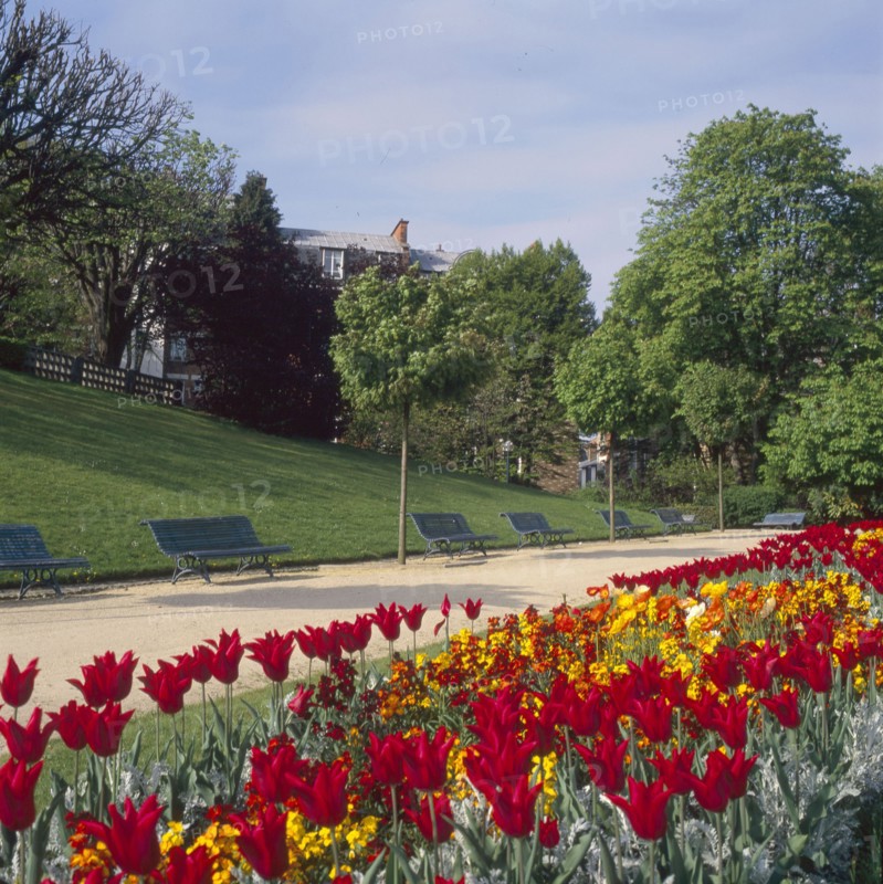 Parc de la Butte du Chapeau Rouge à Paris