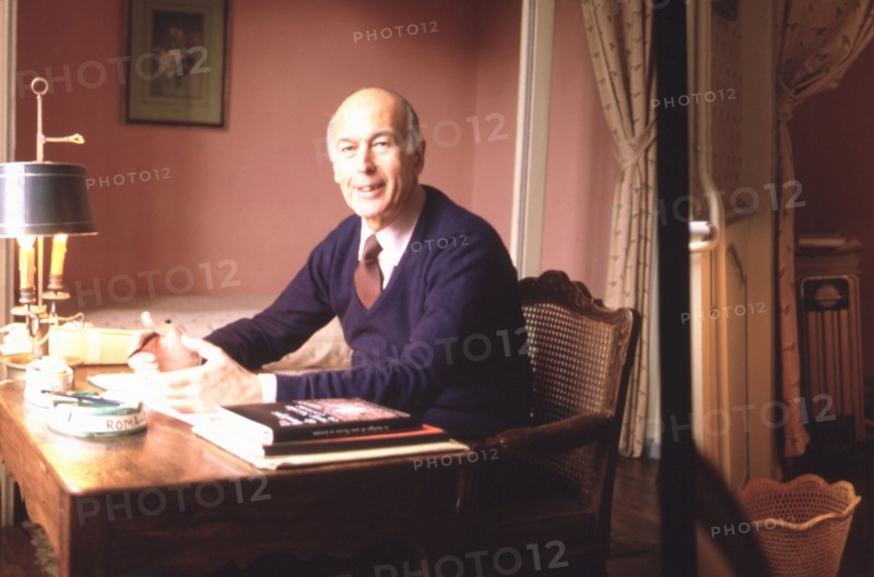 Valéry Giscard d'Estaing, en 1986