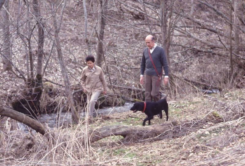 Valéry Giscard d'Estaing avec Anne-Aymone, en 1986