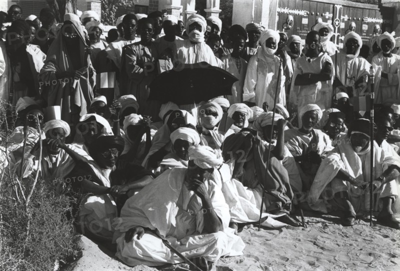 Pendant le voyage officiel au Mali de Valéry Giscard d'Estaing