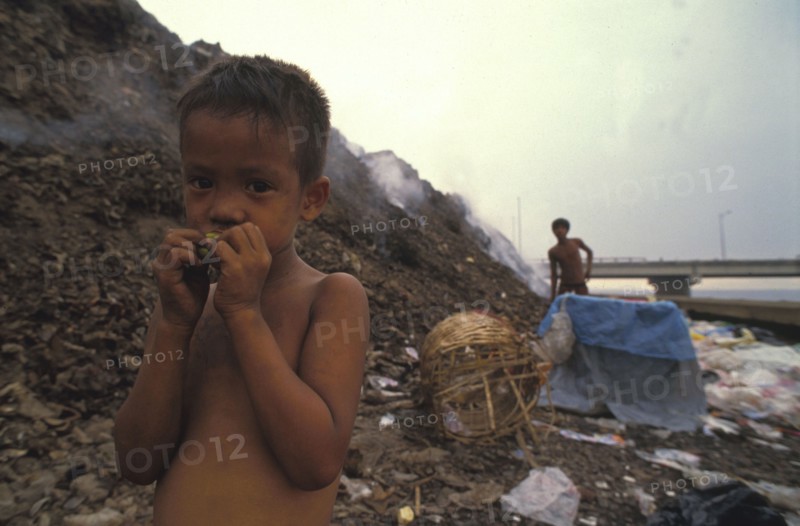 Shanty town in Manila, Philippines