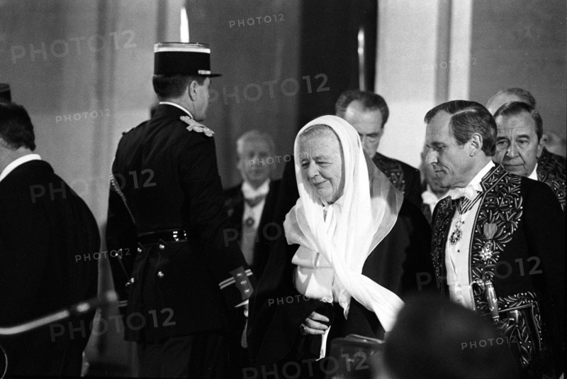 Marguerite Yourcenar reçue à l'Académie Française par Jean d'Ormesson