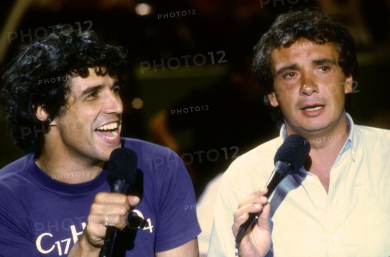 Julien Clerc et Michel Sardou, 1985