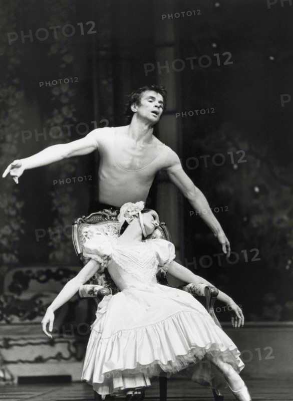 Rudolf Nureyev and Dominique Khalfouni, 1982