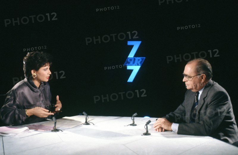Anne Sinclair, Pierre Beregovoy, 1990