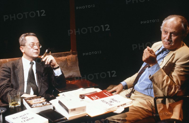 Jacques Vergès and Michel Polac, 1988